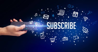 El ele tutuşan kablosuz çevre