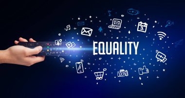 El ele tutuşan kablosuz çevre