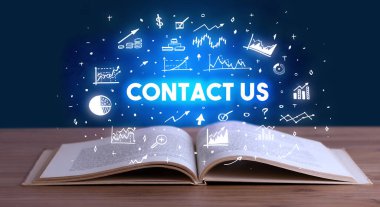 Açık bir kitaptan çıkan iş yazıları