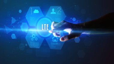 Dijital düğmeye elle bas