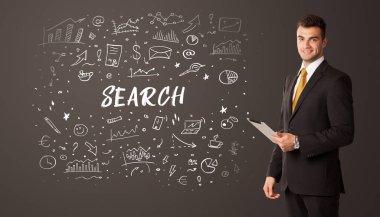 Eğitimsel yazıtlarla düşünen iş adamı