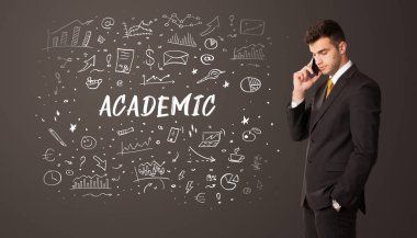 Eğitimsel yazıtlarla düşünen iş adamı
