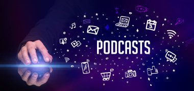 El ele tutuşan kablosuz çevre