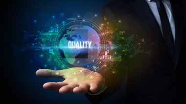 Teknolojiyle ilgili zarif el ele tutuşmalar.