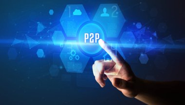 Dijital düğmeye elle bas