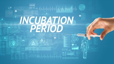 Virüs aşısıyla şırınga iğnesi