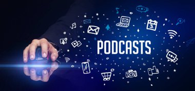 El ele tutuşan kablosuz çevre