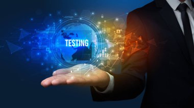 Teknolojiyle ilgili zarif el ele tutuşmalar.