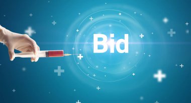 Virüs aşısıyla şırınga iğnesi