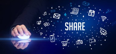 El ele tutuşan kablosuz çevre