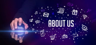 El ele tutuşan kablosuz çevre