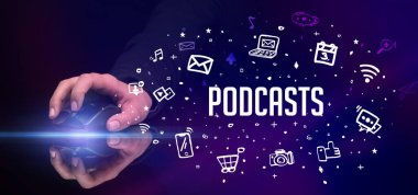 El ele tutuşan kablosuz çevre