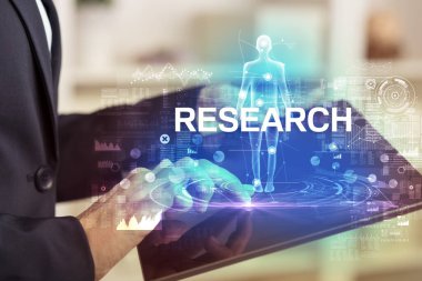 Elektronik tıbbi kayıt, teknoloji konsepti.