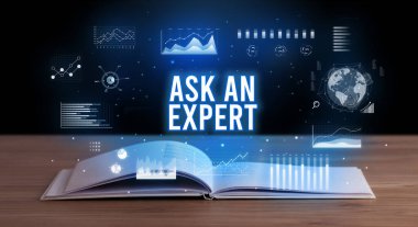 Açık bir kitaptan çıkan iş yazıları