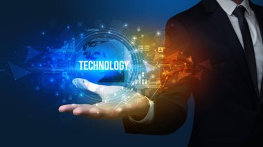 Teknolojiyle ilgili zarif el ele tutuşmalar.