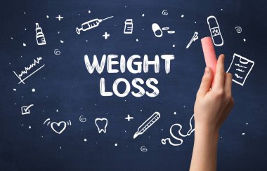 El çizimi tıbbi konsept