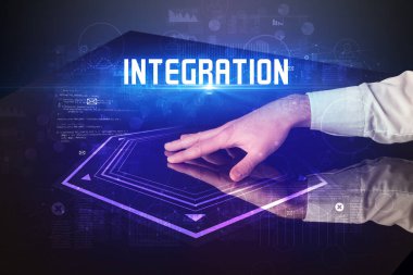 Dijital tabloya elle dokun