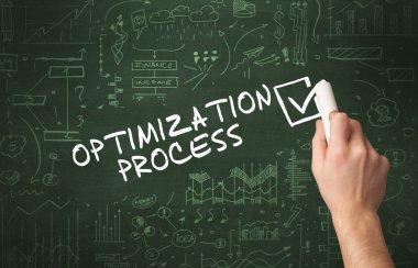 El çizimi yeni iş konsepti