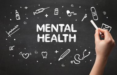 El çizimi tıbbi konsept