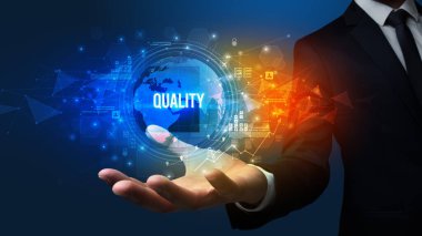 Teknolojiyle ilgili zarif el ele tutuşmalar.