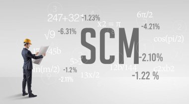 Kısa şapkalı mühendis.