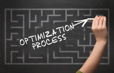 El çizimi yeni iş konsepti