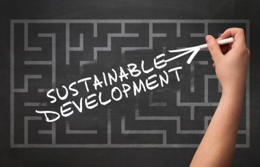 El çizimi yeni iş konsepti