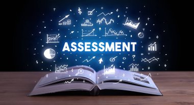 Açık bir kitaptan çıkan iş yazıları