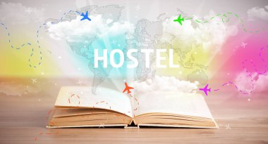 açık kitap, tatil konsepti