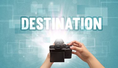 el kamerası, seyahat konsepti