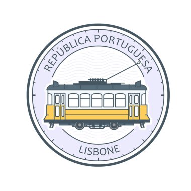 Lizbon Vintage tramvay - sembol, Portekiz, Lizbon tramvay