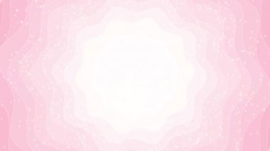 Hafif pembe soyut çiçek arka plan - sorunsuz döngü. Bokeh parlayan ile hareket afiş zemin parıldıyor. Düzgün dairesel animasyon bokeh parçacık ile ilmekledi. Ray ve hipnotik dalga ile güneş ışığı. Sevimli kız gibi 