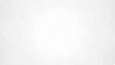 Işık gri soyut çiçek arka plan - sorunsuz döngü. Bokeh beyaz ışıltı parlayan ile hareket afiş arka plan. Düzgün dairesel animasyon bokeh parçacık ile ilmekledi. Ray ve hipnotik dalga ile güneş ışığı