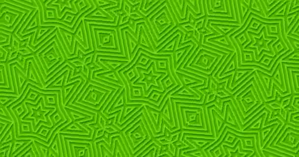 Fondo Geométrico Verde Mate Brillante Esbozos Abstractos Formas Movimiento Bucle — Vídeo de stock