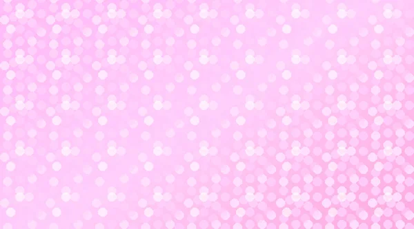 光沢のあるラメとピンクの女の子らしいかわいい背景の輝き 笑人形驚きスワロフ スキー スタイルでの子供のパーティーのための背景 装飾的なスクラップ ブック ペーパー テクスチャです 小さな六角形でぼやけたお祭りの壁紙 — ストックベクタ