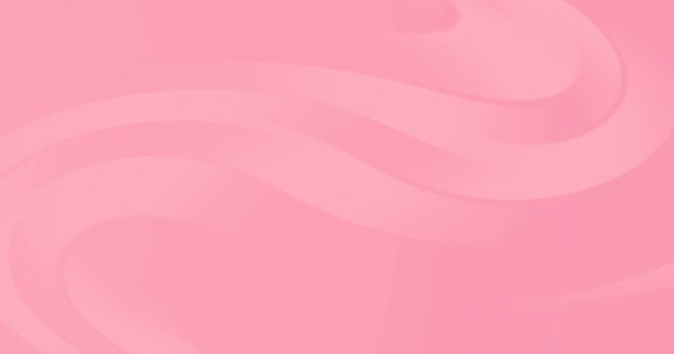 抽象美丽的浅粉色背景织物渐变线 动画无缝循环慢动作壁纸 背景为生日 女性健康日 乳腺癌宣传月 — 图库视频影像