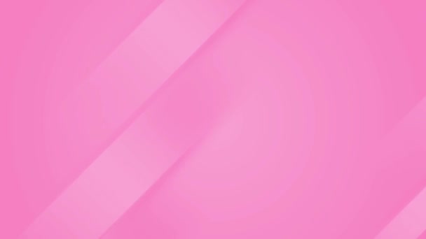 Pink emelkedett gradiens varrat nélküli hurkolás animált hátteret. Mellrák tudatosság hónap október banner. Aranyos modern női Motion design. Minimális animáció bemutató, esemény, fél szöveg háttér.