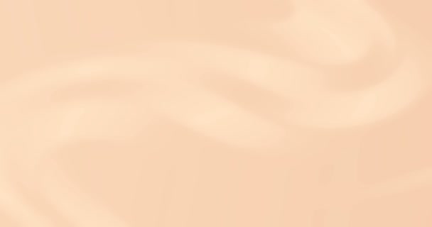 滑らかなぼやけたグラデーションを持つ抽象的な桃色光の背景アニメーション かわいい美しいループシームレスな背景4K 甘い液体淡い黄色のオレンジのテクスチャーを液体 ウェディングバナーシャインファブリック — ストック動画