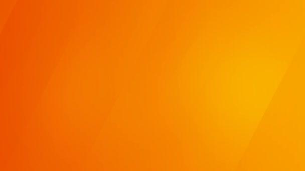 Анимированный Логотип Желто Оранжевом Фоне Белыми Полосками Бесконечный Чистый Переход — стоковое видео