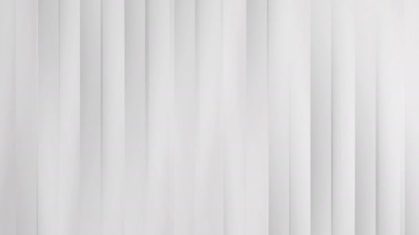 要旨白色金属灰色のアニメーションシームレスループ背景 現代の縞模様技術Bg 斜線でテクスチャ 3次元内部パネルが光の壁を動かす美しい女性のデザインテンプレート — ストック動画
