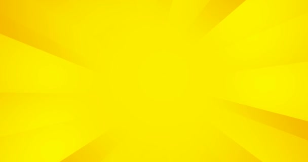 4K黄太阳无缝圈圈动画背景 数码封底Vj动画为广告 销售横幅 音乐海报 现代空白流行艺术风格 爆裂的太阳光光芒 移动的动态星框 — 图库视频影像