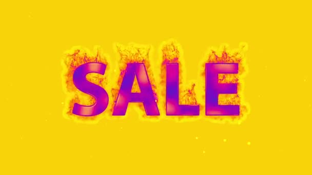 Горячая Продажа Бесшовный Цикл Реалистичного Сжигания Фиолетового Градиента Оранжевой Жидкости — стоковое видео