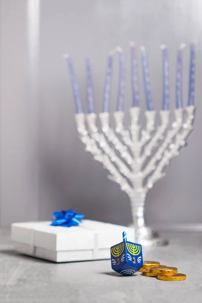 The Religious symbols of Jewish holiday Hanukkah