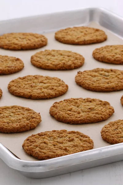 Lahodné Čerstvé Pečené Cookies Vintage Stylu — Stock fotografie