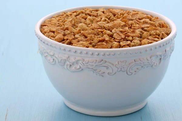 Delicious Nutritious Lightly Toasted Breakfast Muesli Granola Cereal Vintage Styling — Stock Photo, Image