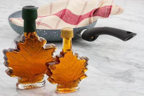 Natural Organic Delicious Maple Syrup Sweet Delicate Taste — Stock Photo, Image