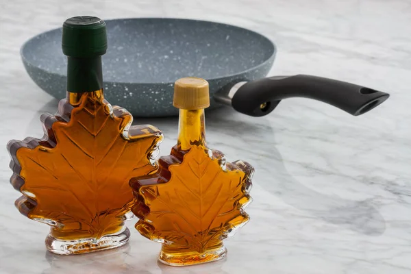 Natural Organic Delicious Maple Syrup Sweet Delicate Taste — Stock Photo, Image