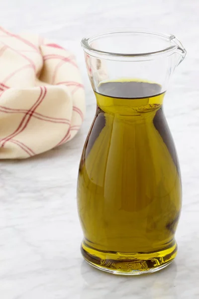 Fresh Cold Pressed Olive Oil Made Prime Olive Fruits — Stock Photo, Image