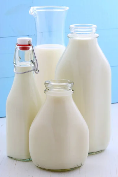 Delicious Fresh Milk One Primary Sources Nutrition — Stock Photo, Image