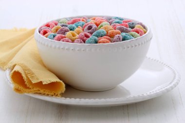 lezzetli ve besleyici Tahıl döngüler çocuklar